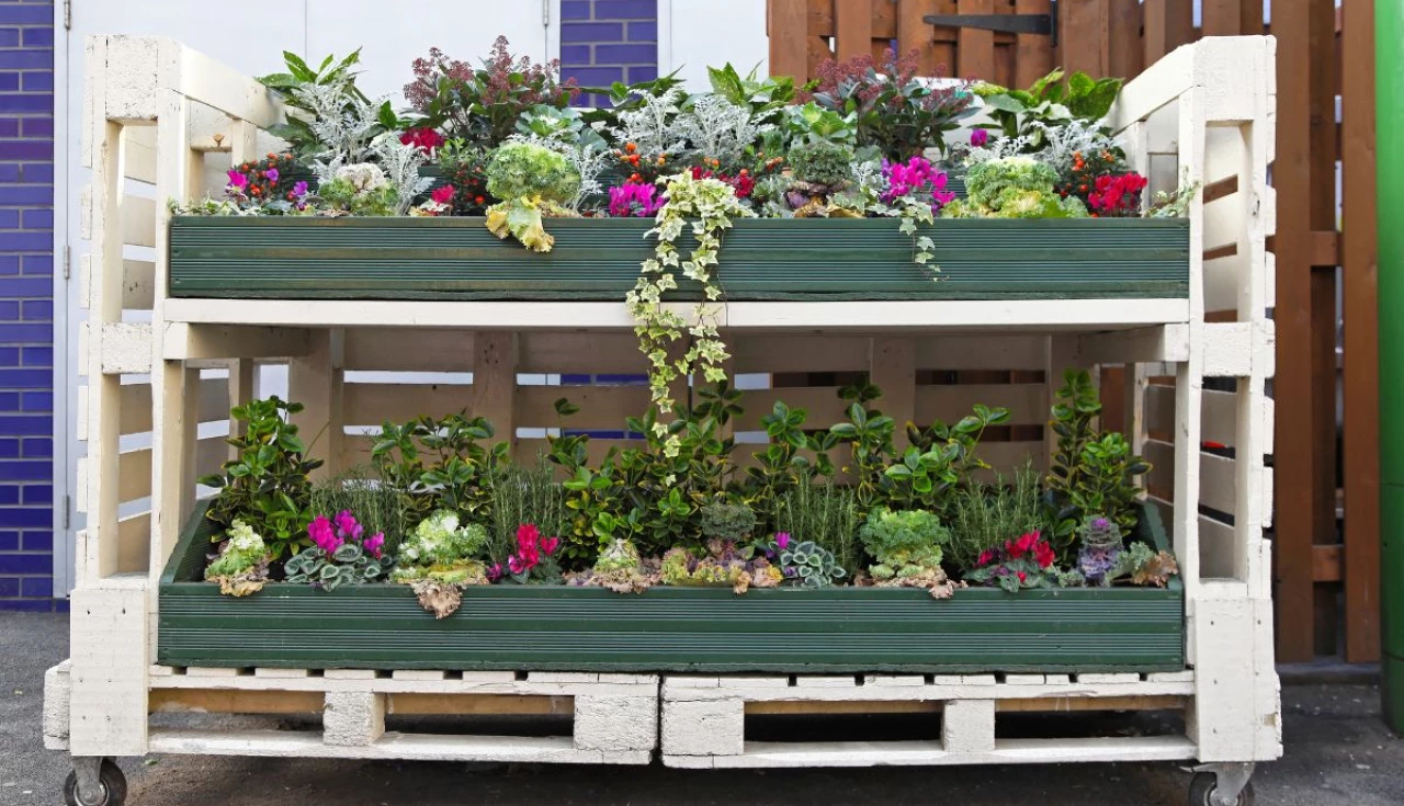 Como fazer uma horta caseira usando pallets